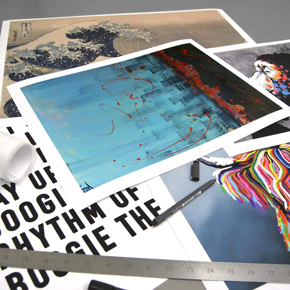 Out Of The Blue Art Print Out Of The Blue Art Print wall art product Jane Brookshaw