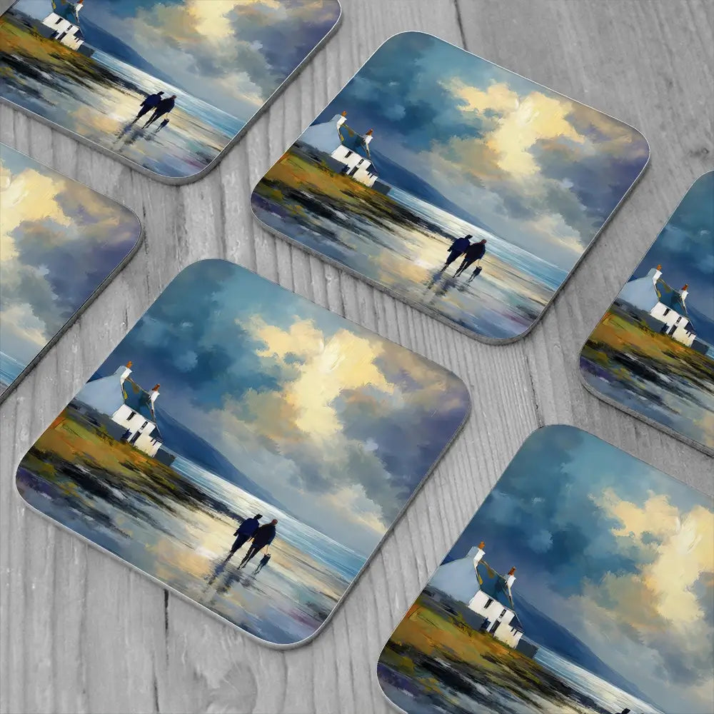Out With Duke Coaster Set Out With Duke Coaster Set wall art product David Alexander Elder