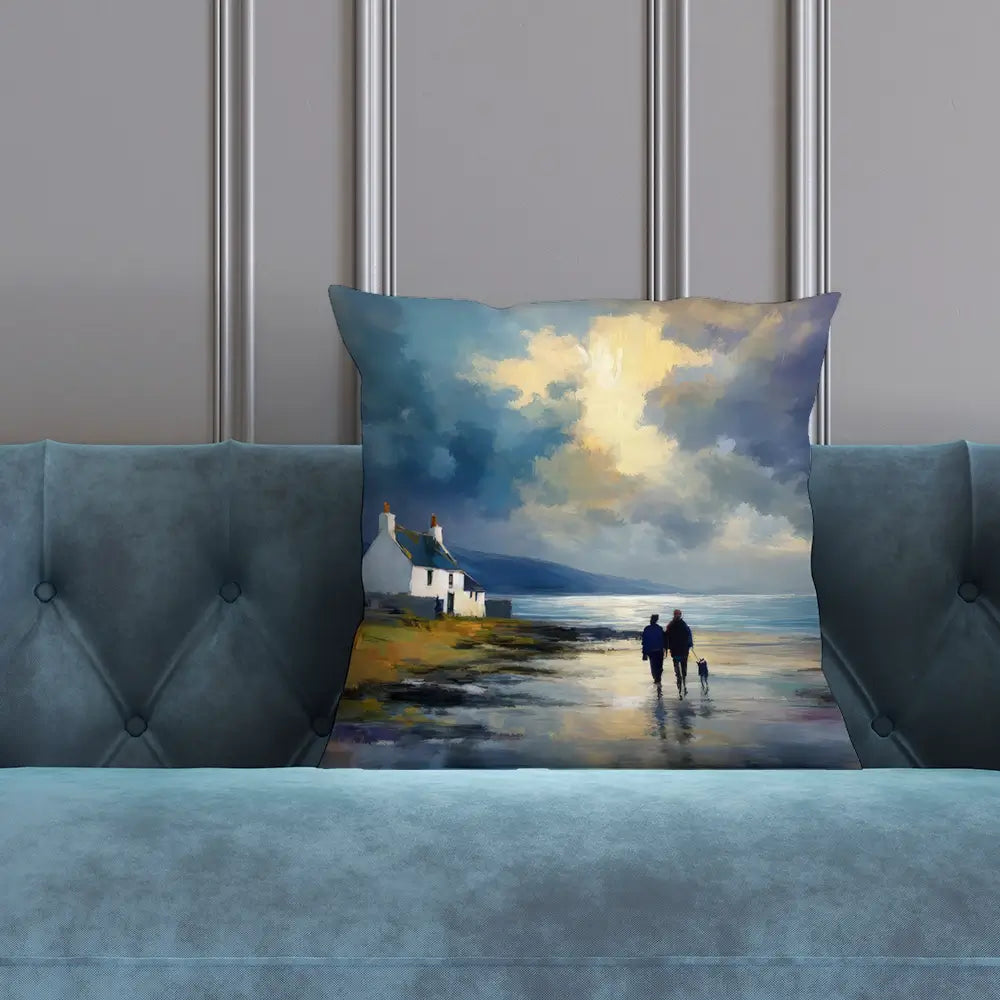 Out With Duke Cushion Out With Duke Cushion wall art product David Alexander Elder