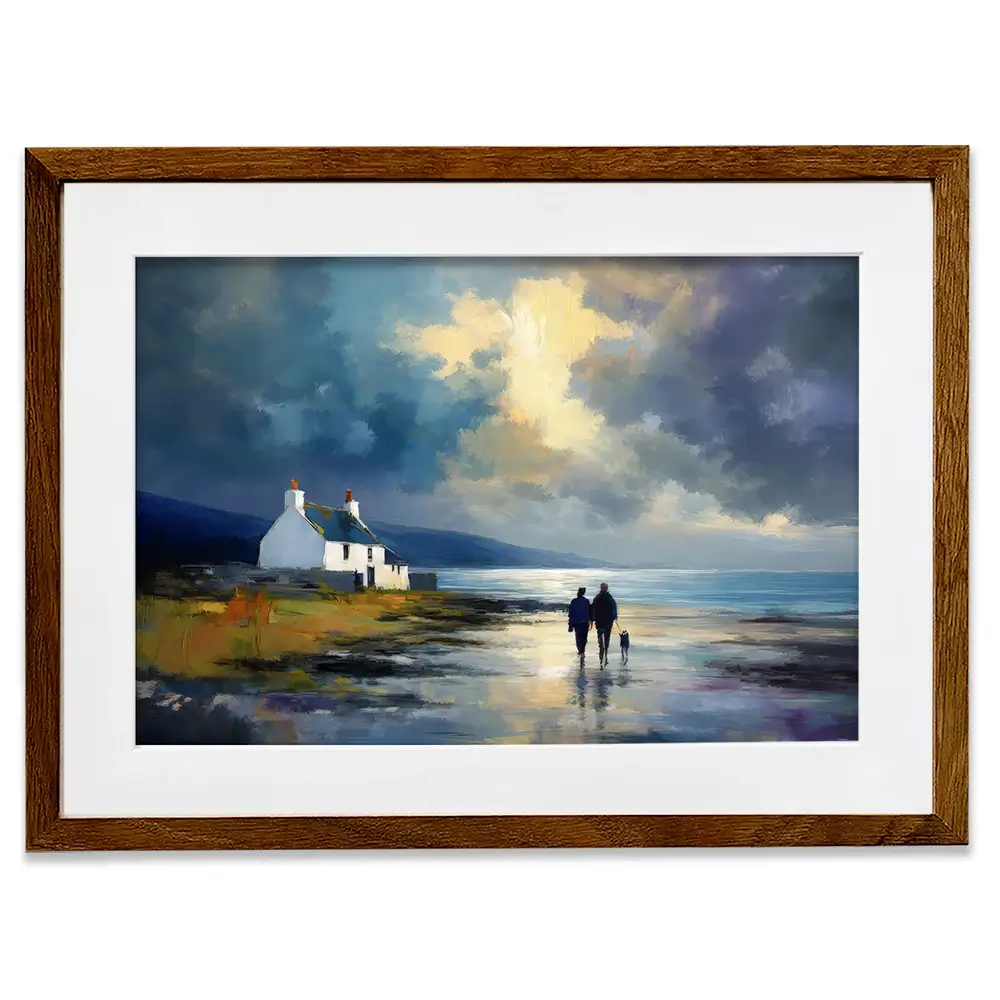 Out With Duke Framed Art Print Out With Duke Framed Art Print wall art product David Alexander Elder