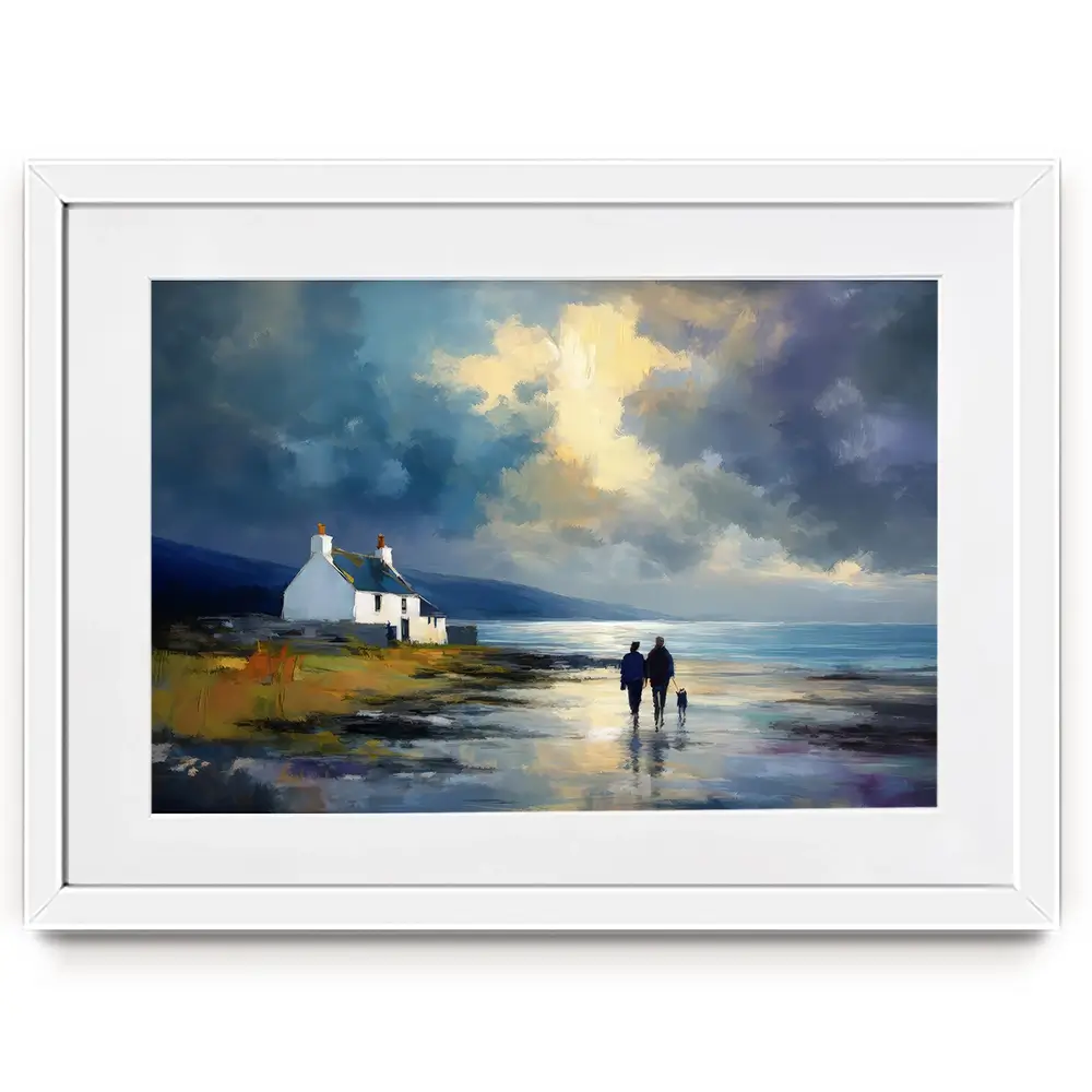 Out With Duke Framed Art Print Out With Duke Framed Art Print wall art product David Alexander Elder