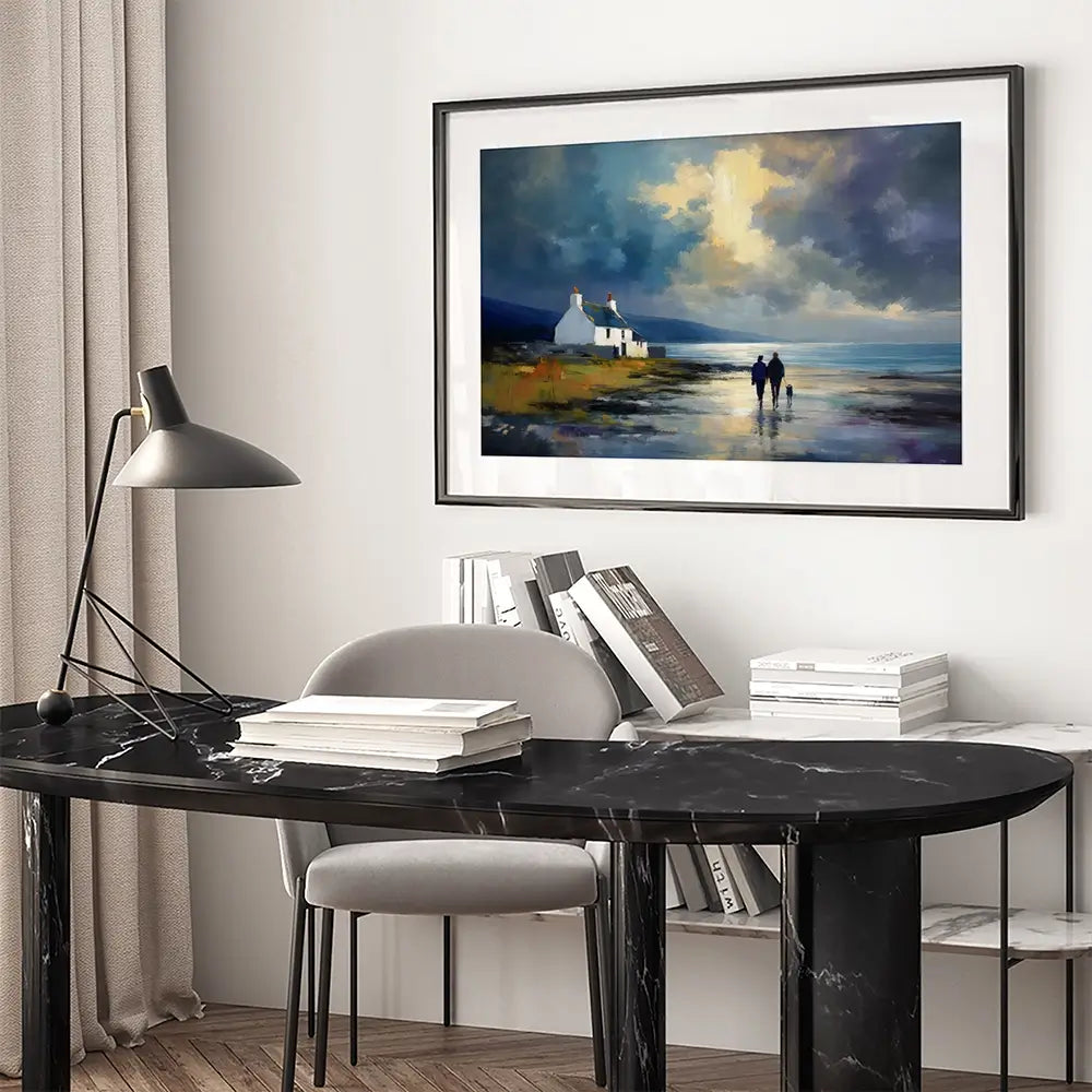Out With Duke Framed Art Print Out With Duke Framed Art Print wall art product David Alexander Elder