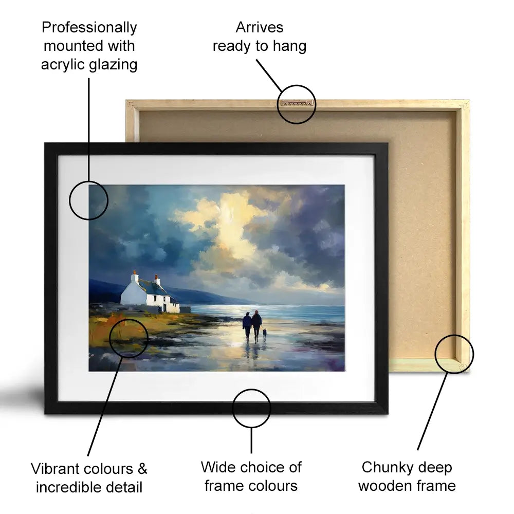 Out With Duke Framed Art Print Out With Duke Framed Art Print wall art product David Alexander Elder