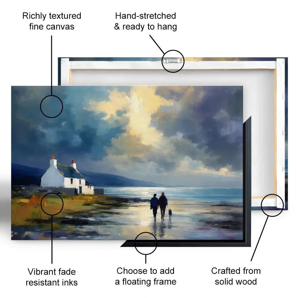 Out With Duke Oversized Canvas Print Out With Duke Oversized Canvas Print wall art product David Alexander Elder