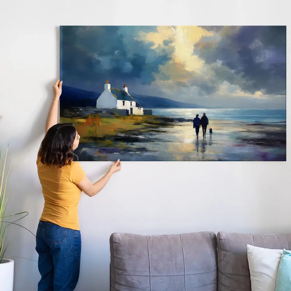 Out With Duke Oversized Canvas Print Out With Duke Oversized Canvas Print wall art product David Alexander Elder