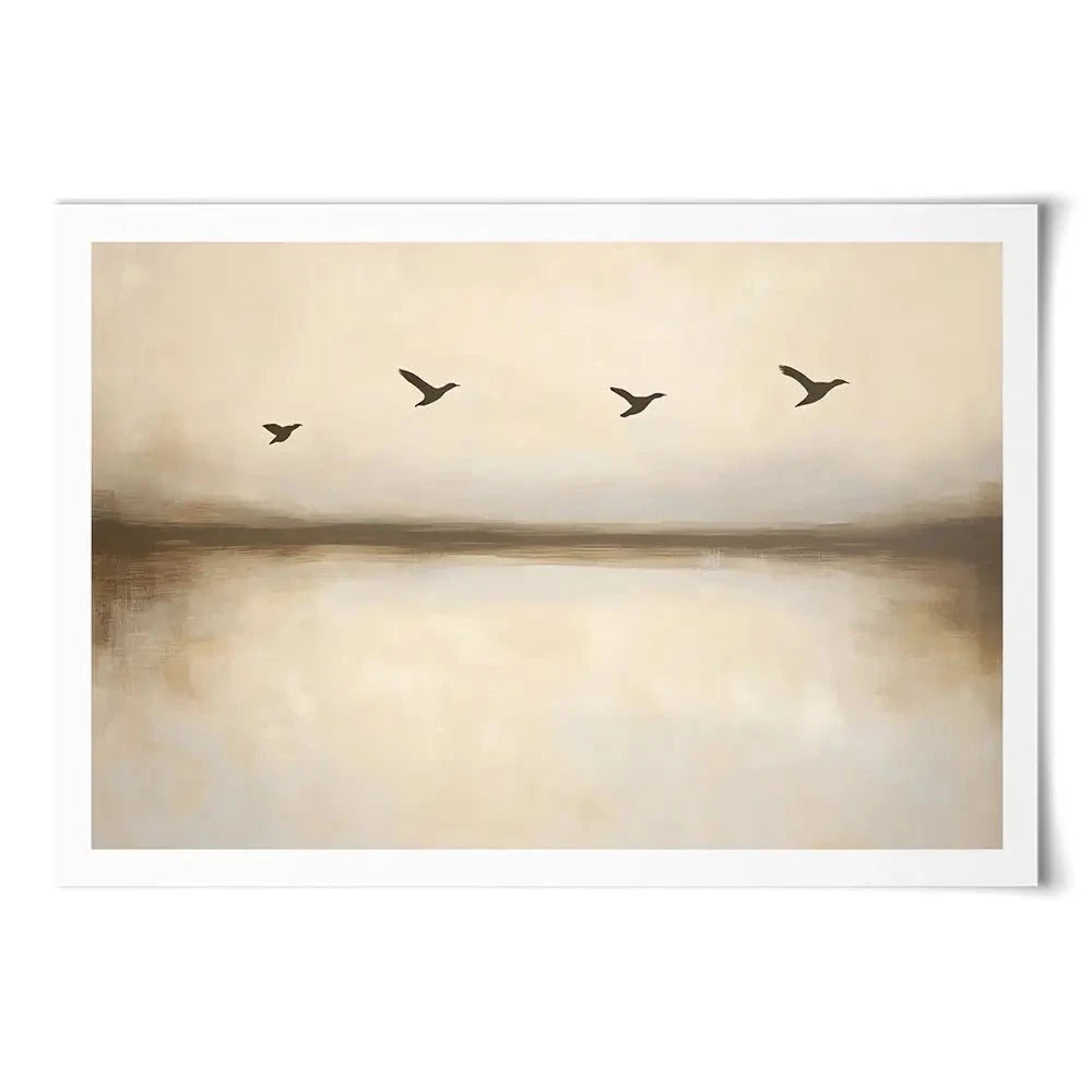 Over Water Flight Art Print Over Water Flight Art Print wall art product Franklyn Gregory - Independent