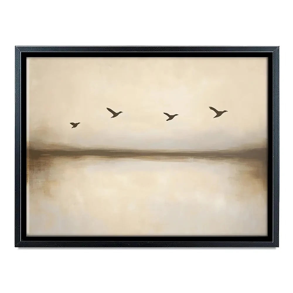 Over Water Flight Canvas Print Over Water Flight Canvas Print wall art product Franklyn Gregory - Independent