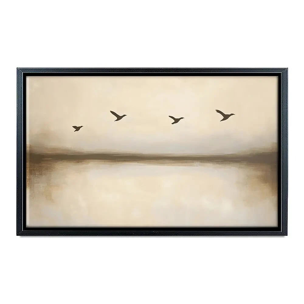 Over Water Flight Canvas Print Over Water Flight Canvas Print wall art product Franklyn Gregory - Independent