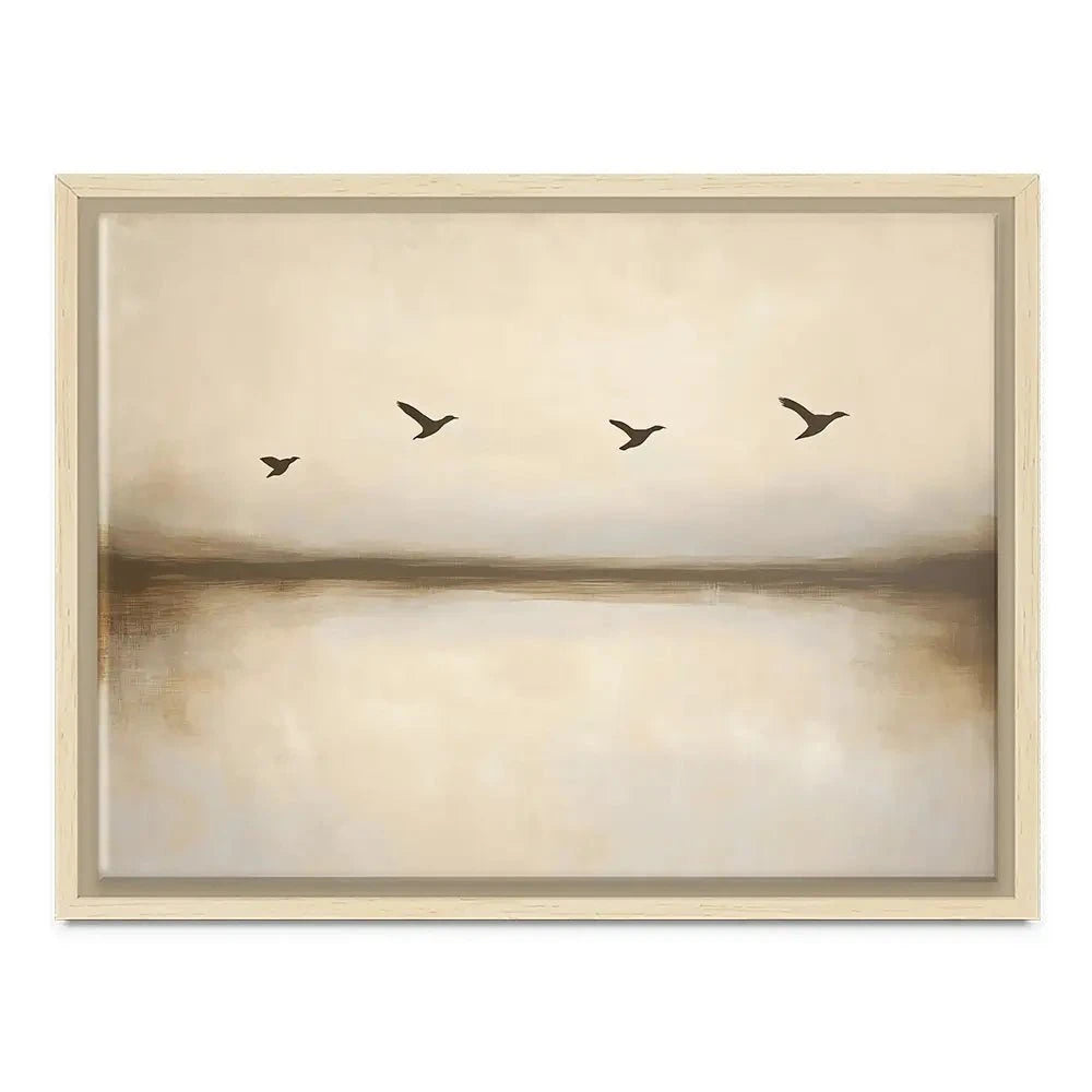 Over Water Flight Canvas Print Over Water Flight Canvas Print wall art product Franklyn Gregory - Independent