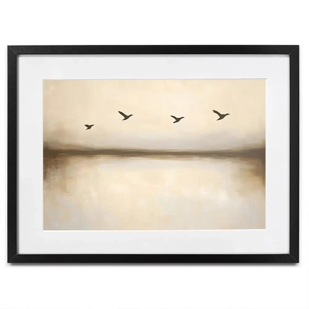 Over Water Flight Framed Art Print Over Water Flight Framed Art Print wall art product Franklyn Gregory - Independent