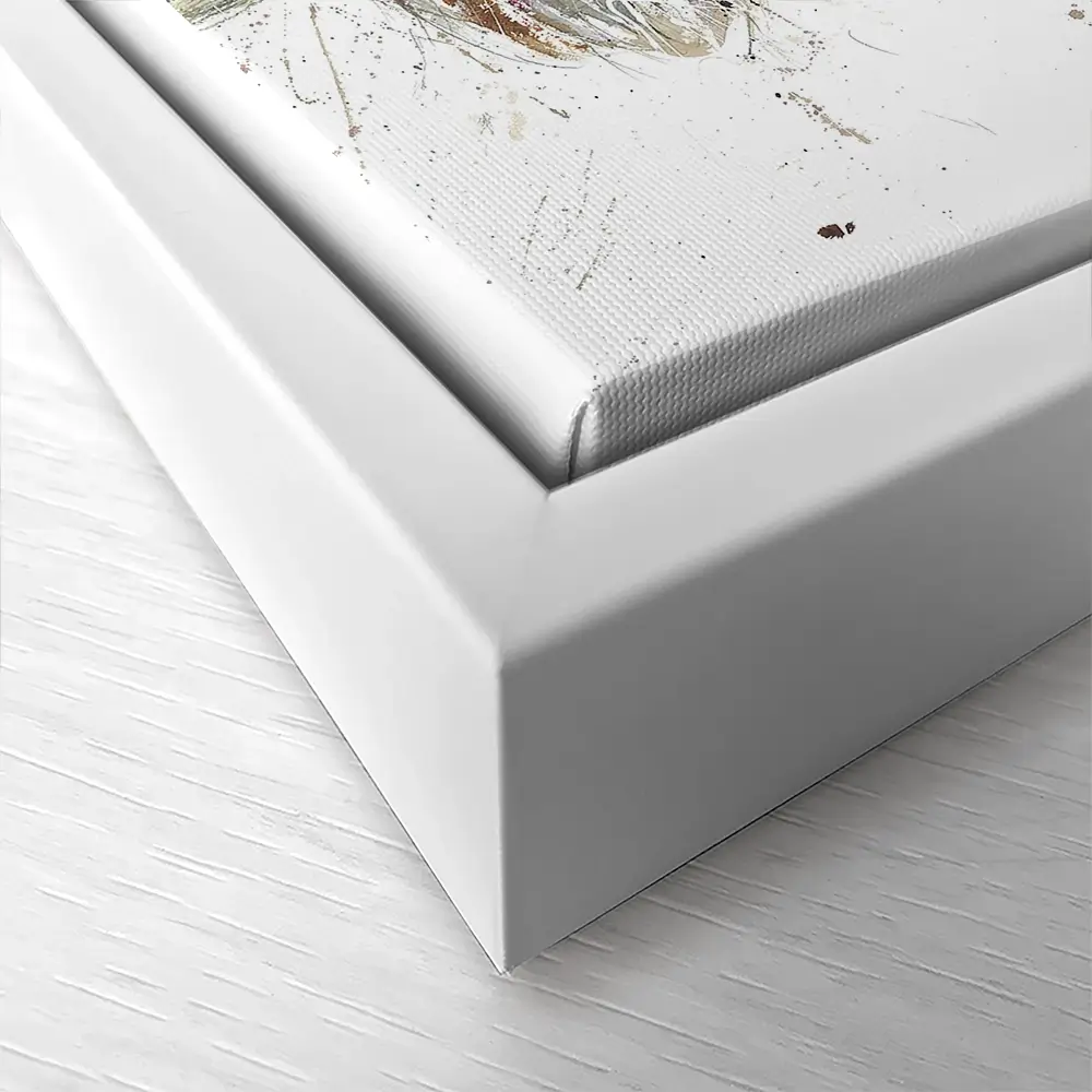 Owl Family Square Canvas Print Owl Family Square Canvas Print wall art product Art Print Shop