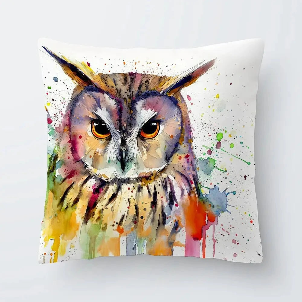 Owl Power Cushion Owl Power Cushion wall art product David Alexander Elder