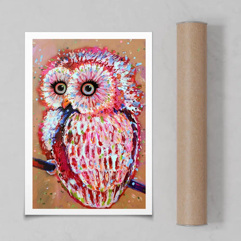 Owla Art Print Owla Art Print wall art product Studio Paint-Ing