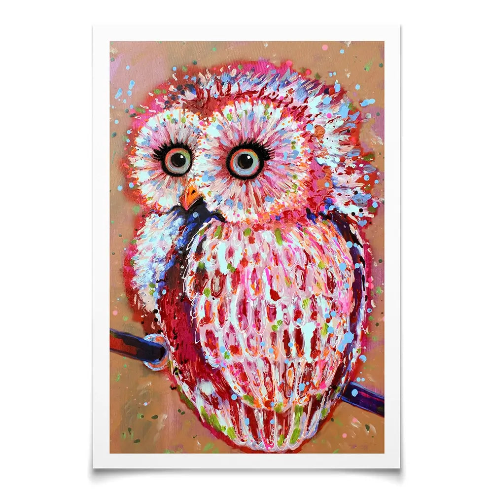 Owla Art Print Owla Art Print wall art product Studio Paint-Ing