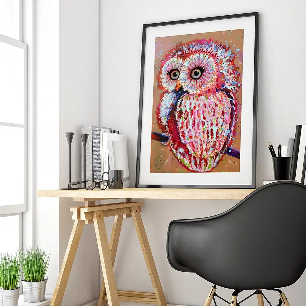Owla Framed Art Print Owla Framed Art Print wall art product Studio Paint-Ing