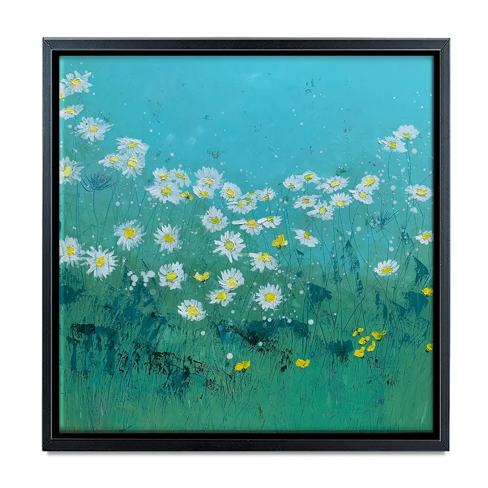 Oxeye Daisies Canvas Print Oxeye Daisies Canvas Print wall art product Laure Bury