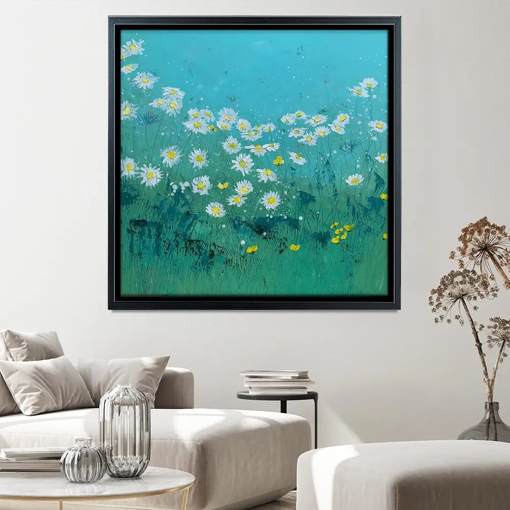 Oxeye Daisies Canvas Print Oxeye Daisies Canvas Print wall art product Laure Bury