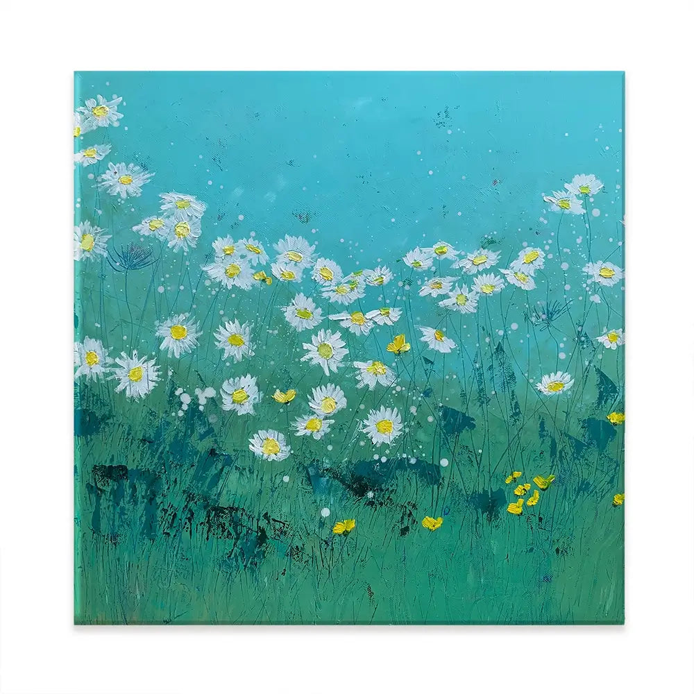 Oxeye Daisies Canvas Print Oxeye Daisies Canvas Print wall art product Laure Bury