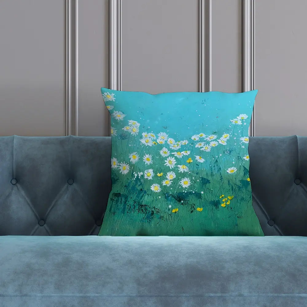 Oxeye Daisies Cushion Oxeye Daisies Cushion wall art product Laure Bury