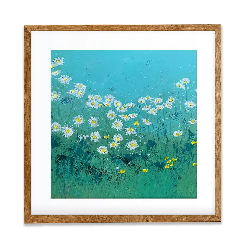 Oxeye Daisies Framed Art Print Oxeye Daisies Framed Art Print wall art product Laure Bury