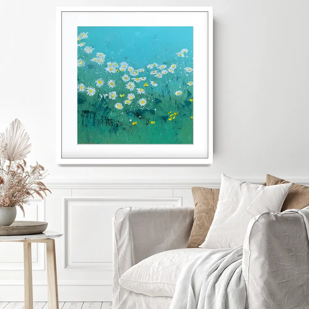 Oxeye Daisies Framed Art Print Oxeye Daisies Framed Art Print wall art product Laure Bury