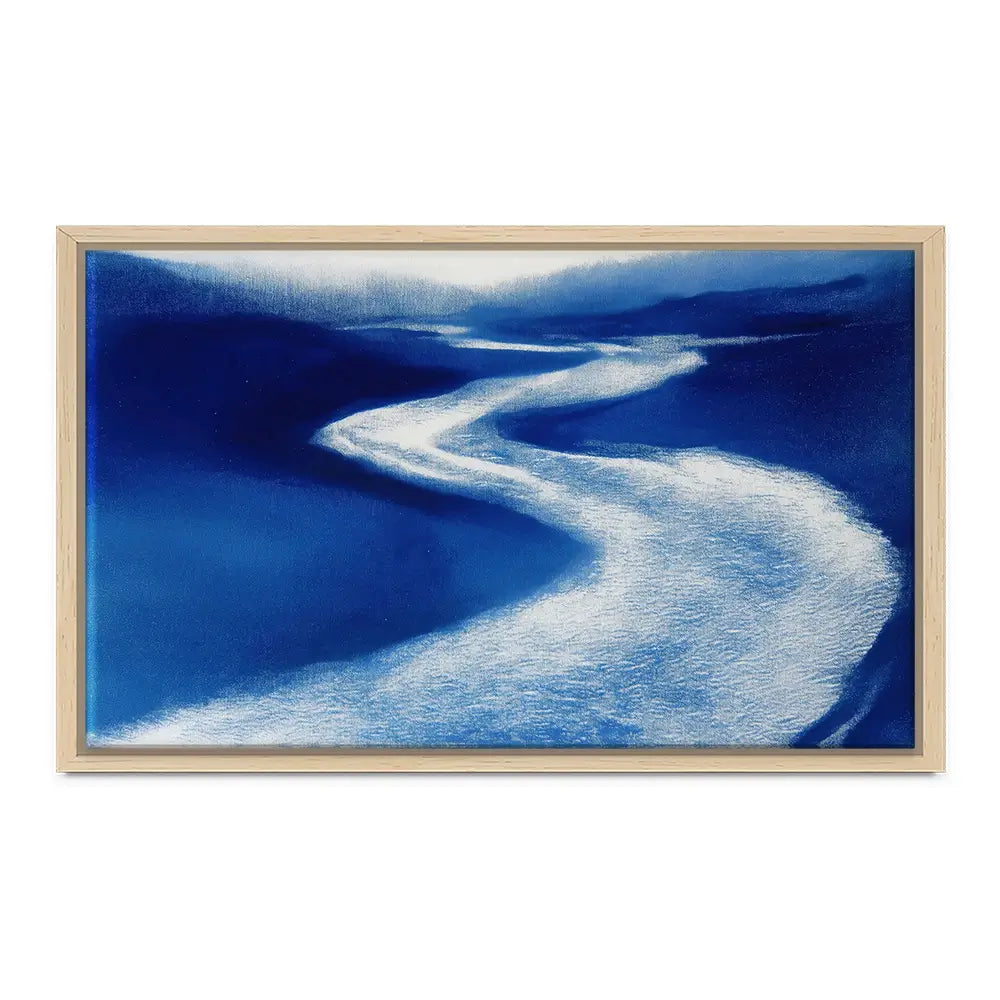 Paddle Cutting Through Water Canvas Print Paddle Cutting Through Water Canvas Print wall art product Chromatic Storm Studio