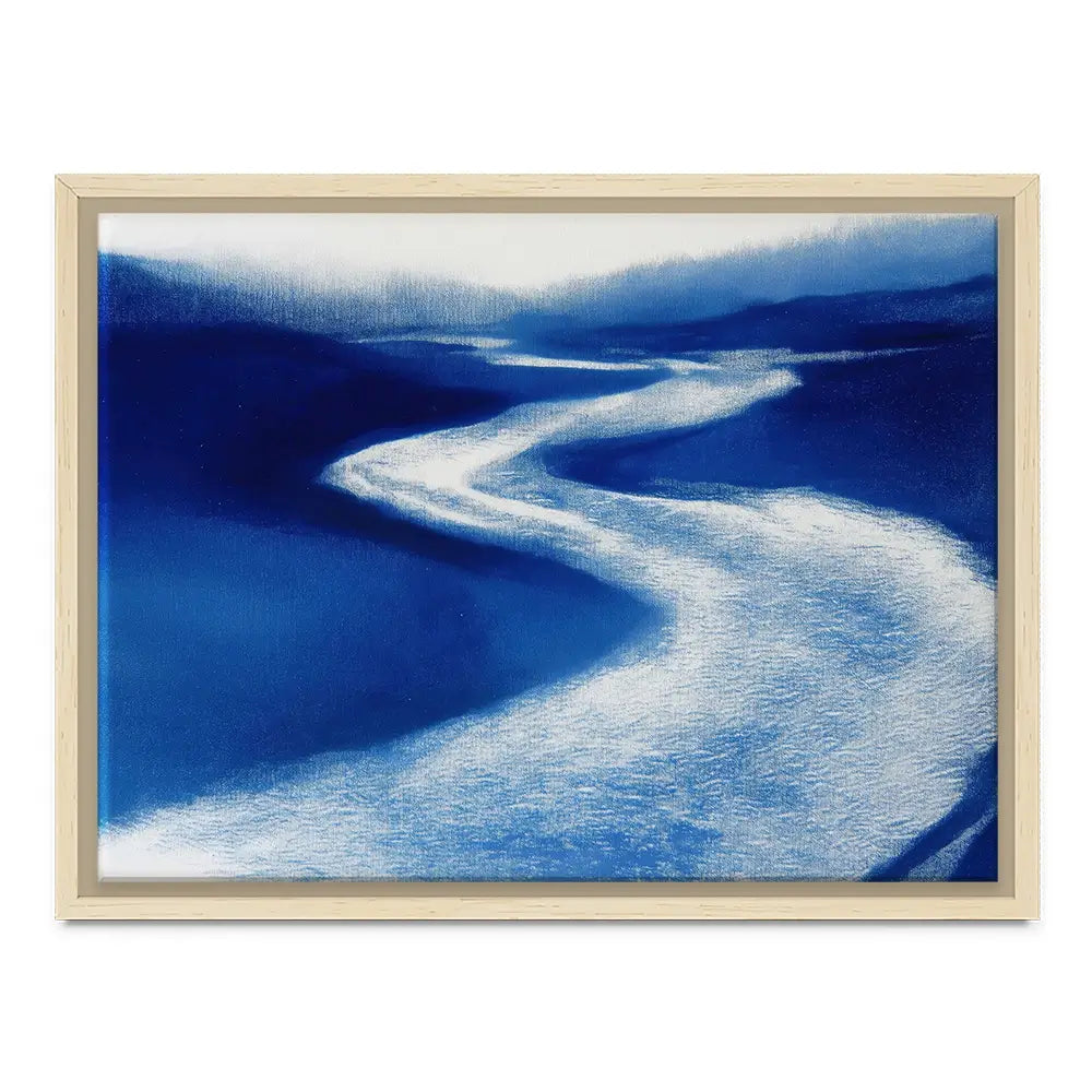 Paddle Cutting Through Water Canvas Print Paddle Cutting Through Water Canvas Print wall art product Chromatic Storm Studio
