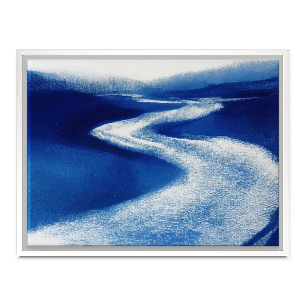 Paddle Cutting Through Water Canvas Print Paddle Cutting Through Water Canvas Print wall art product Chromatic Storm Studio