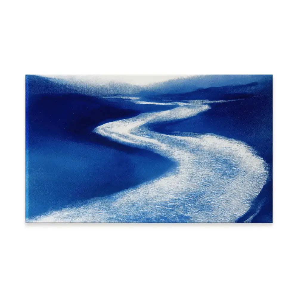Paddle Cutting Through Water Canvas Print Paddle Cutting Through Water Canvas Print wall art product Chromatic Storm Studio