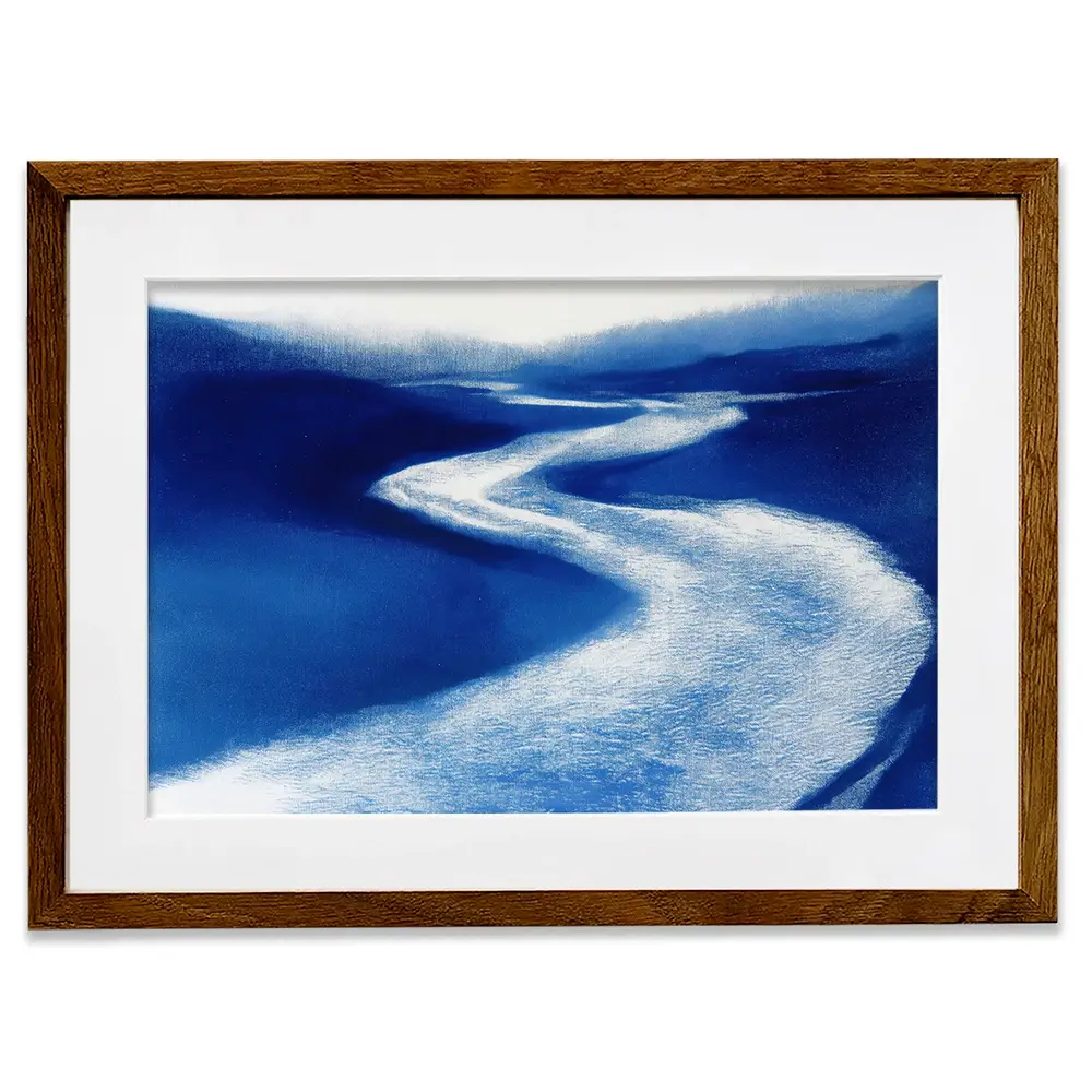 Paddle Cutting Through Water Framed Art Print Paddle Cutting Through Water Framed Art Print wall art product Chromatic Storm Studio
