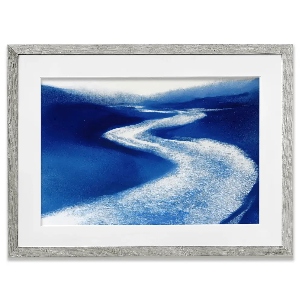 Paddle Cutting Through Water Framed Art Print Paddle Cutting Through Water Framed Art Print wall art product Chromatic Storm Studio