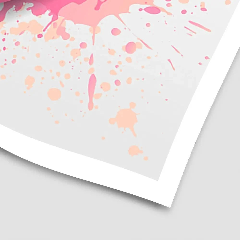 Paint Splash Lips Art Print Paint Splash Lips Art Print wall art product KenoKickit / Shutterstock