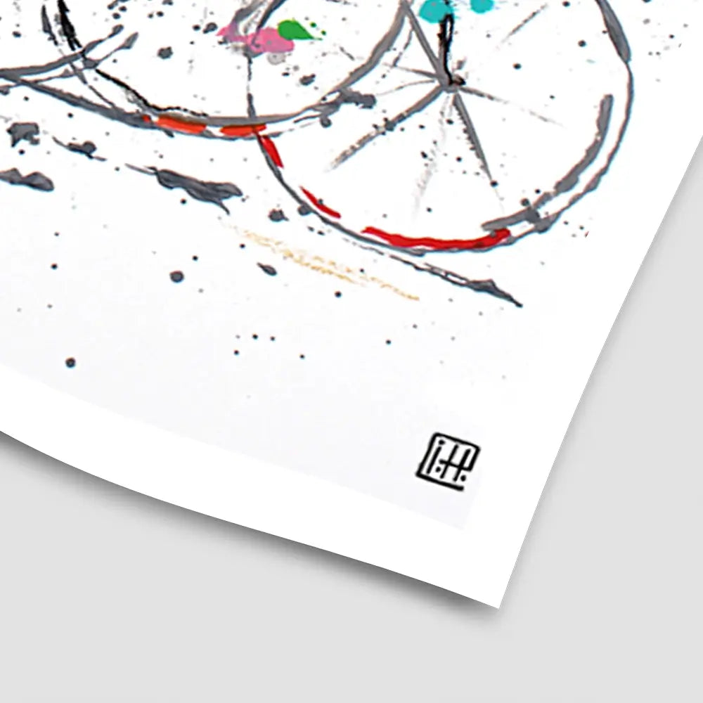 Paint Splash Tour De France Art Print Paint Splash Tour De France Art Print wall art product Studio Paint-Ing