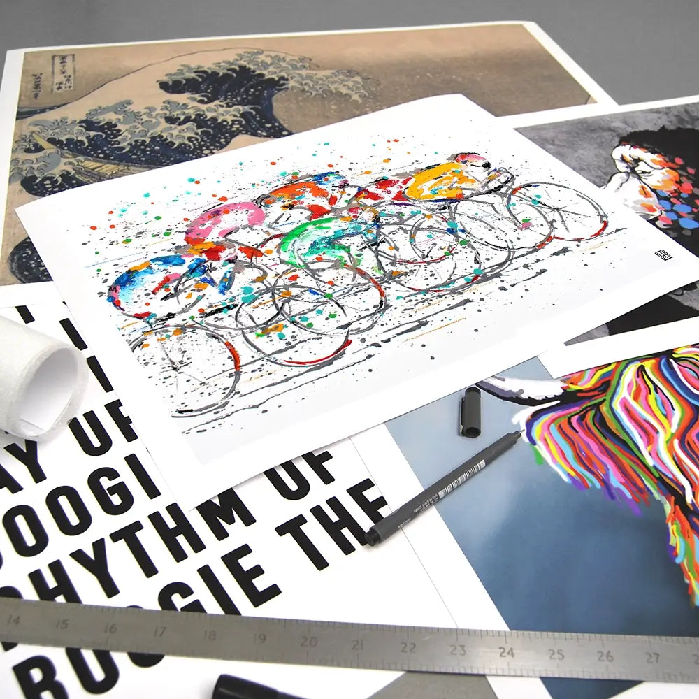 Paint Splash Tour De France Art Print Paint Splash Tour De France Art Print wall art product Studio Paint-Ing