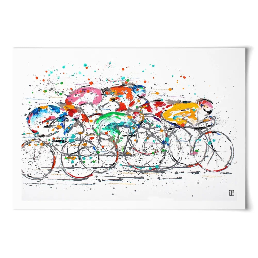 Paint Splash Tour De France Art Print Paint Splash Tour De France Art Print wall art product Studio Paint-Ing