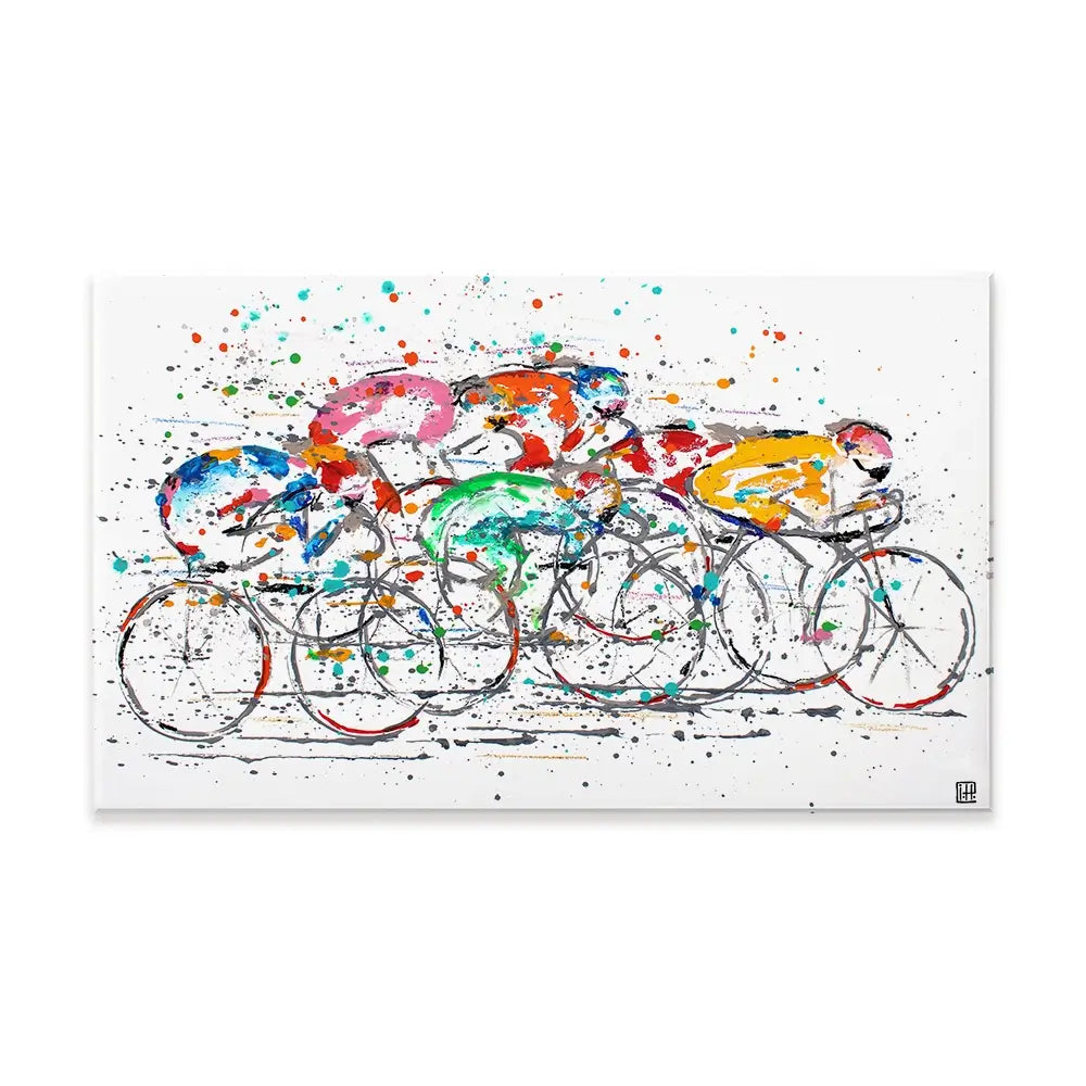 Paint Splash Tour De France Canvas Print Paint Splash Tour De France Canvas Print wall art product Studio Paint-Ing