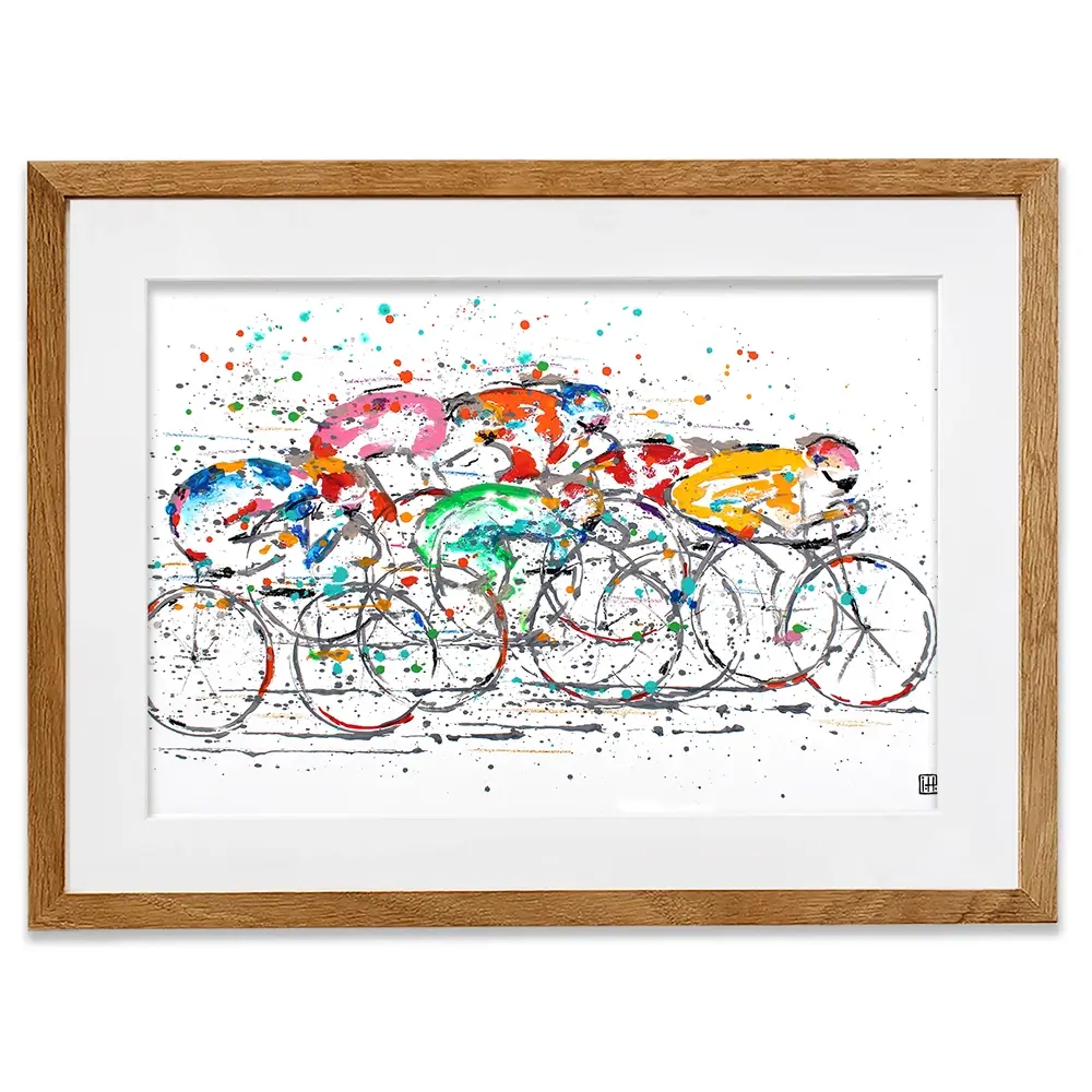 Paint Splash Tour De France Framed Art Print Paint Splash Tour De France Framed Art Print wall art product Studio Paint-Ing