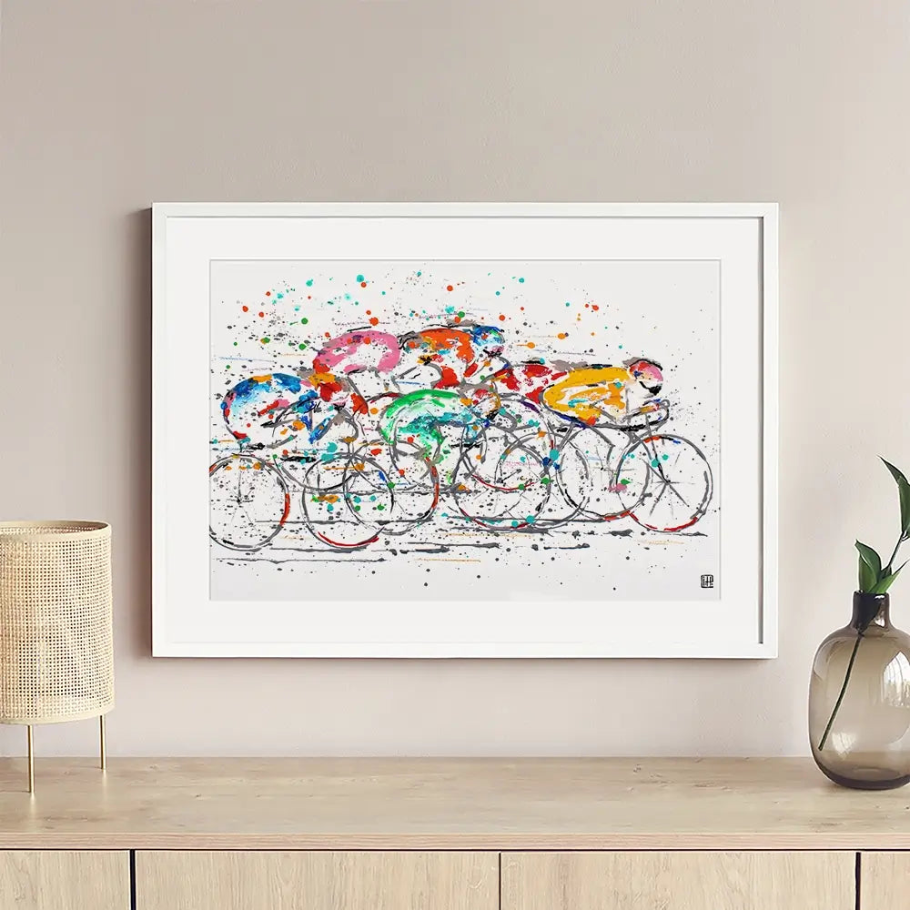 Paint Splash Tour De France Framed Art Print Paint Splash Tour De France Framed Art Print wall art product Studio Paint-Ing