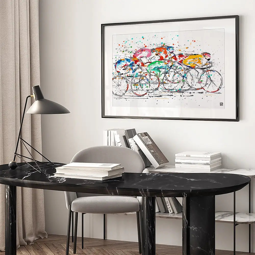 Paint Splash Tour De France Framed Art Print Paint Splash Tour De France Framed Art Print wall art product Studio Paint-Ing