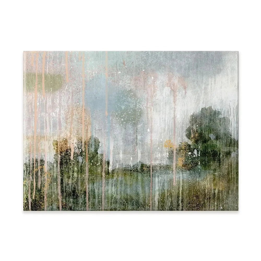 Paint Splattered Landscape Canvas Print Paint Splattered Landscape Canvas Print wall art product Victoria Barnes