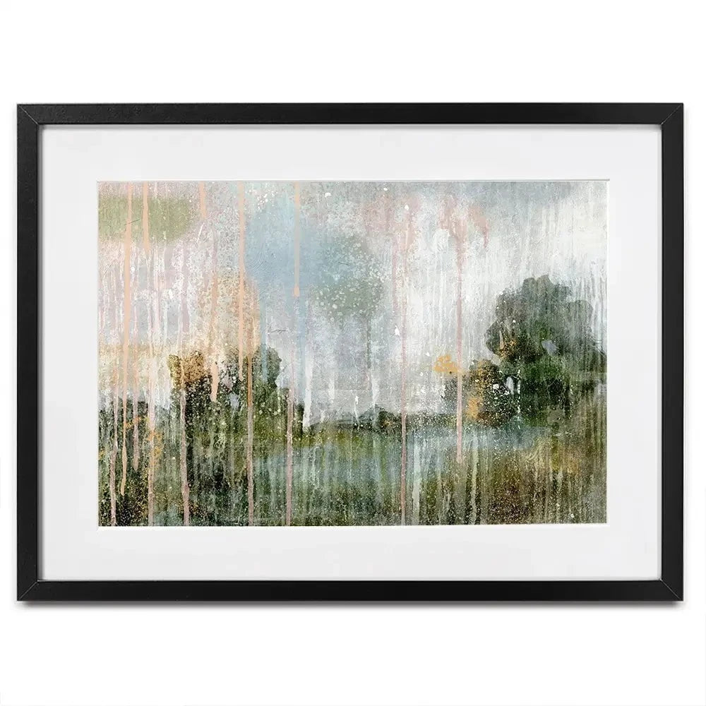 Paint Splattered Landscape Framed Art Print Paint Splattered Landscape Framed Art Print wall art product Victoria Barnes