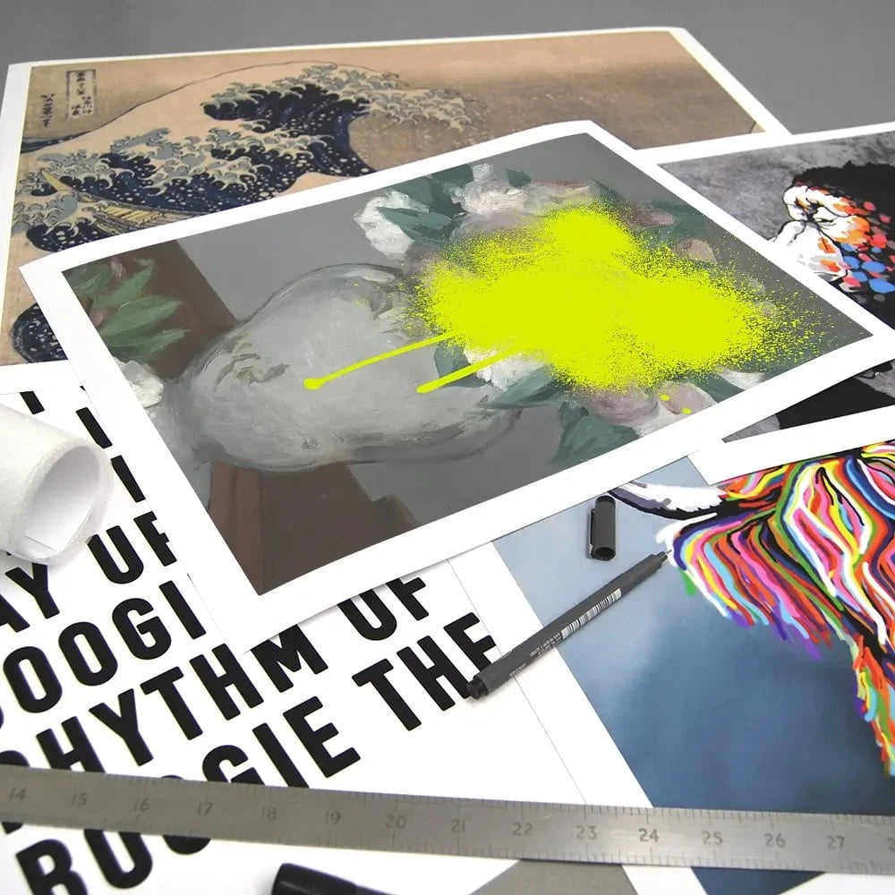 Paint Spray Vase Art Print Paint Spray Vase Art Print wall art product Jennifer Goldberger