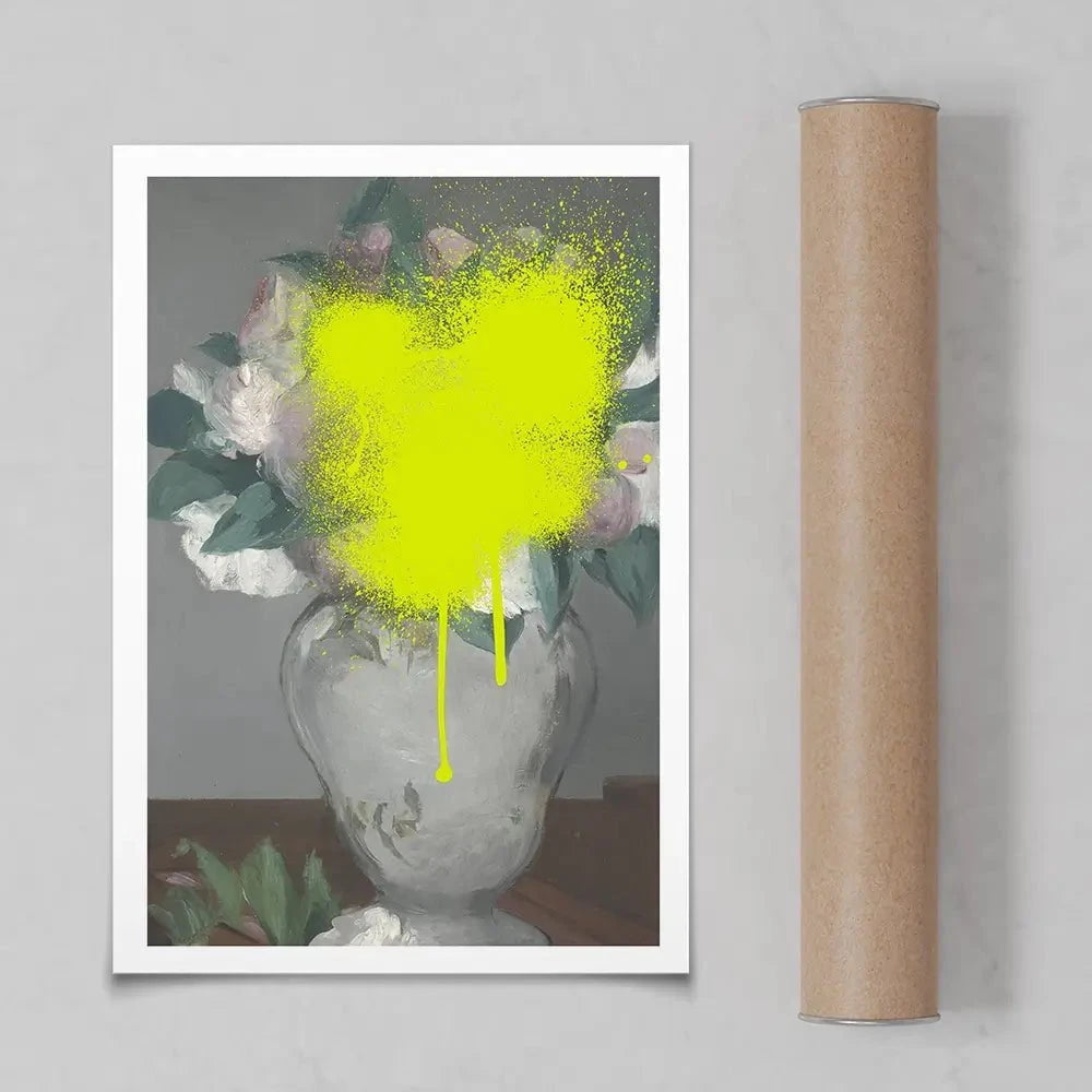 Paint Spray Vase Art Print Paint Spray Vase Art Print wall art product Jennifer Goldberger