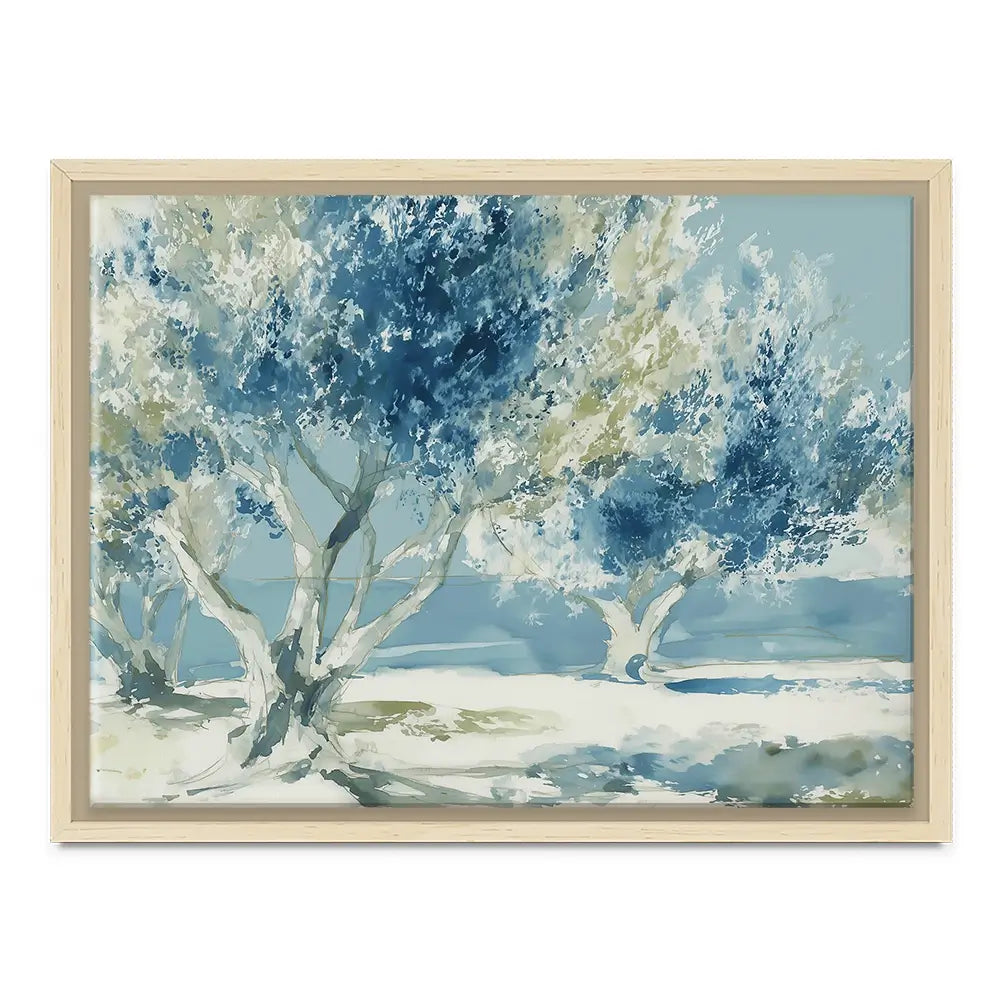 Painterly Olive Grove Canvas Print Painterly Olive Grove Canvas Print wall art product Chromatic Storm Studio