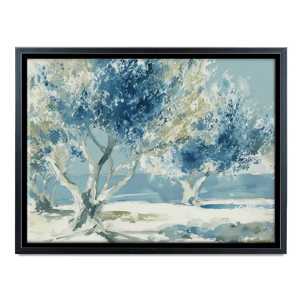 Painterly Olive Grove Canvas Print Painterly Olive Grove Canvas Print wall art product Chromatic Storm Studio