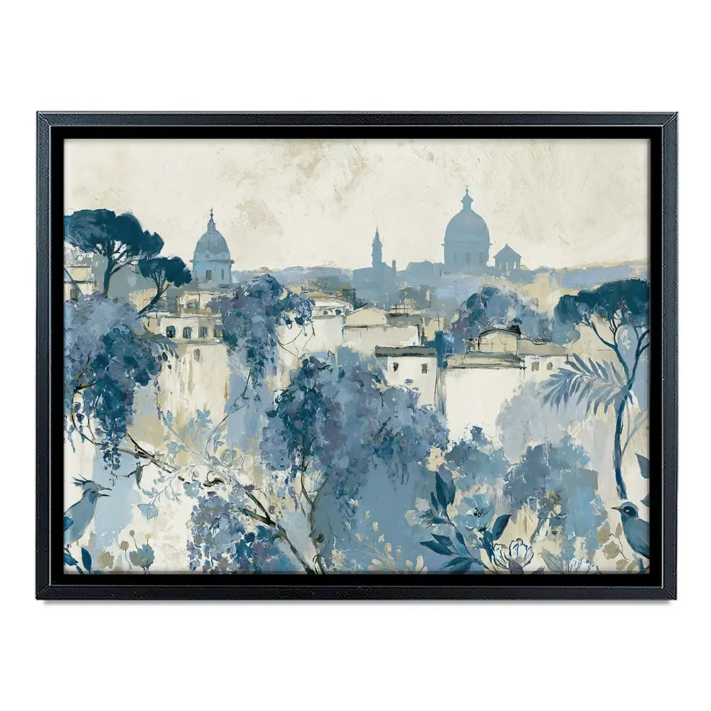 Painterly Rome Skyline Canvas Print Painterly Rome Skyline Canvas Print wall art product Chromatic Storm Studio