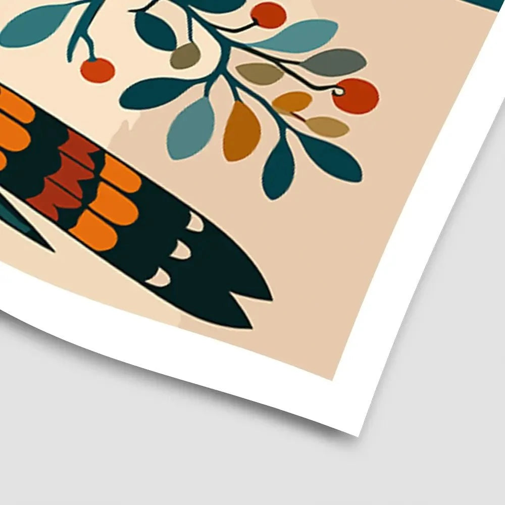 Pair Of Kestrels Art Print Pair Of Kestrels Art Print wall art product P & M Print Gallery