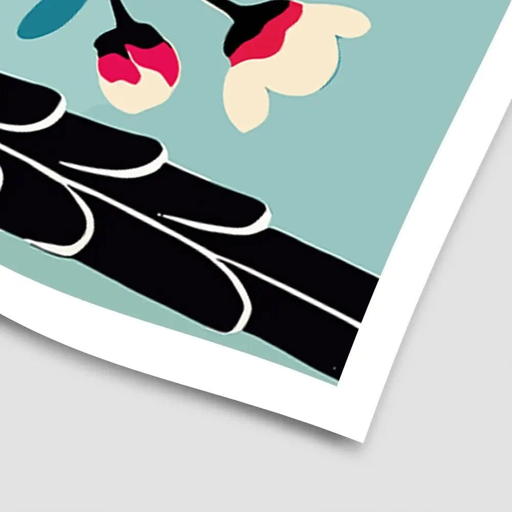 Pair Of Magpies Art Print Pair Of Magpies Art Print wall art product P & M Print Gallery