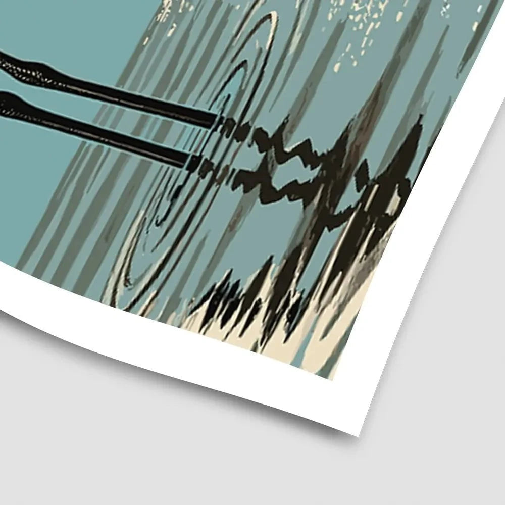 Pair Of White Herons Art Print Pair Of White Herons Art Print wall art product P & M Print Gallery