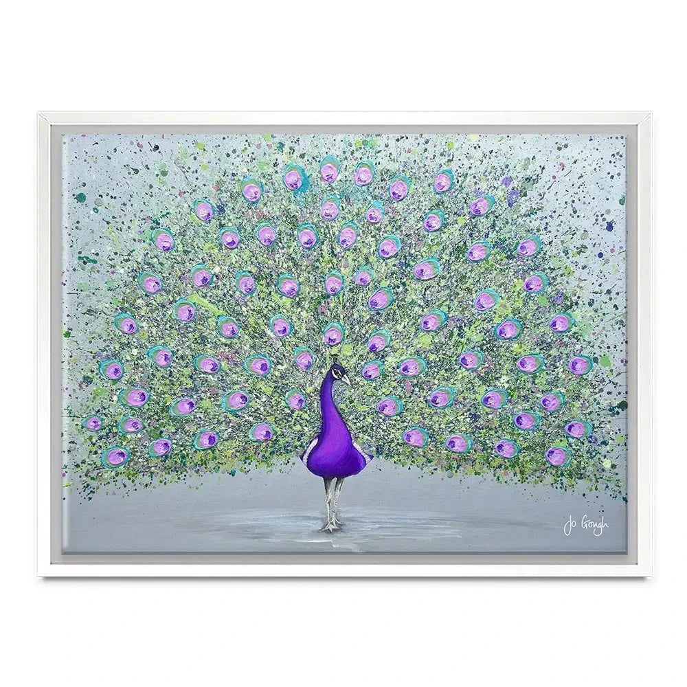 Paisley The Peacock Canvas Print Paisley The Peacock Canvas Print wall art product Jo Gough